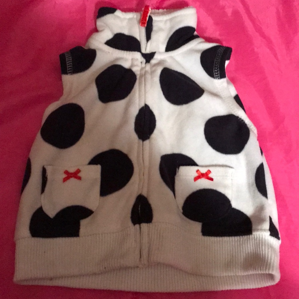 Baby cow vest